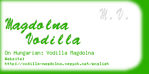 magdolna vodilla business card